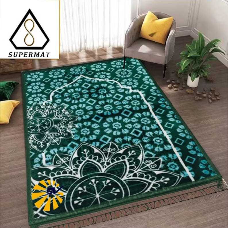 Sajadah Tebal Empuk Oleh-Oleh Haji / Sajadah Malaysia Embossed Terlaris