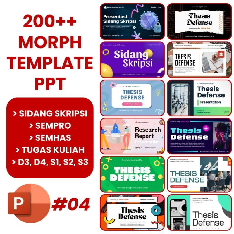 200++ Template PPT Powerpoint Sidang Skripsi, Seminar Proposal, dan Tugas Kuliah (2025) - Bagian 4