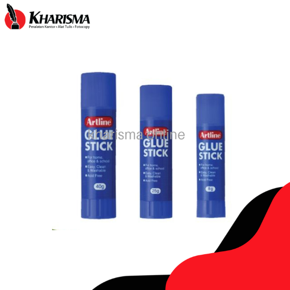 Glue Stick ARTLINE 8gr 25gr 40gr | Lem Stik Sedang Artline |  Lem Kertas Artline