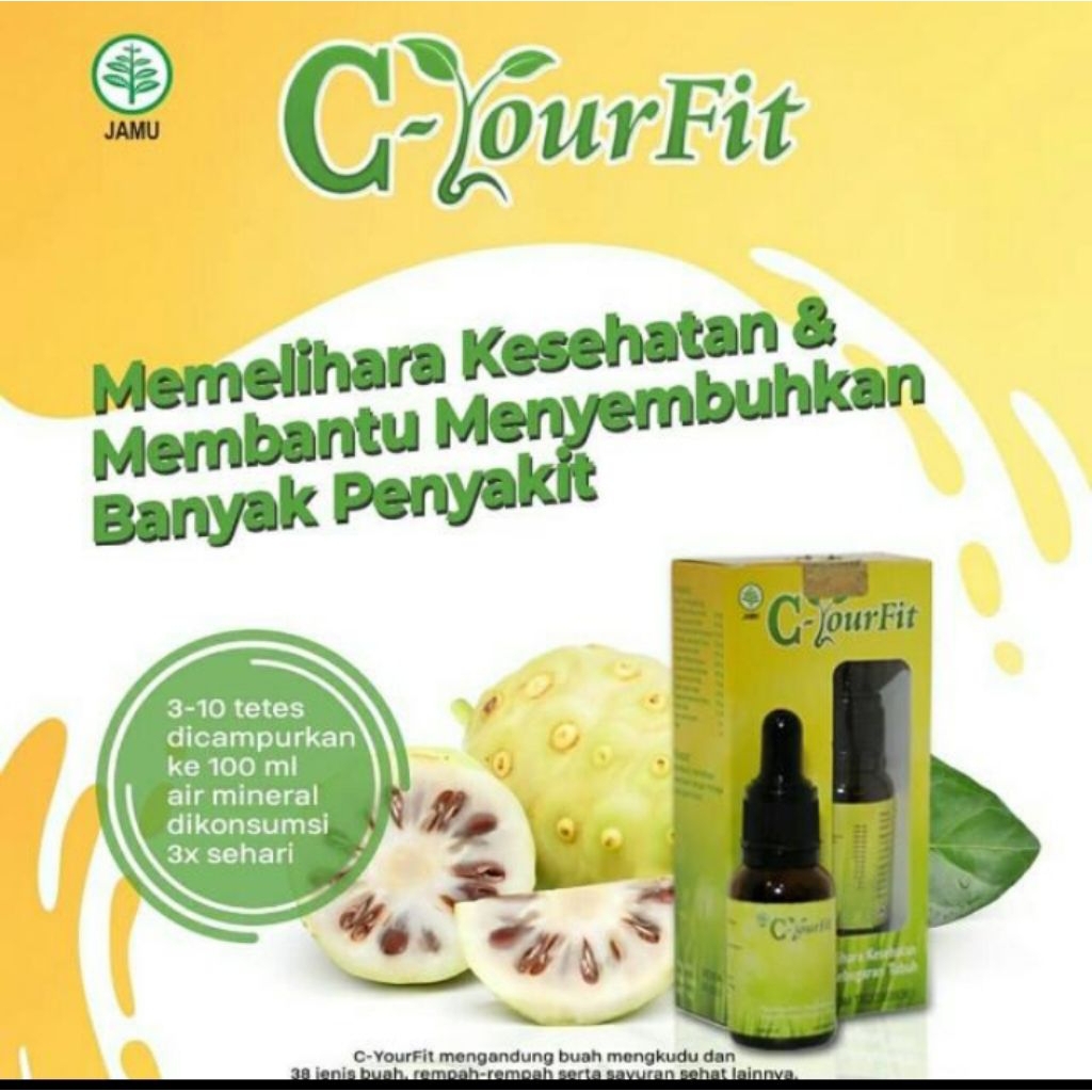 C-YOURFIT - BPOM JAMU HERBAL/JAMU TETES 15MlL 100% ORIGINAL