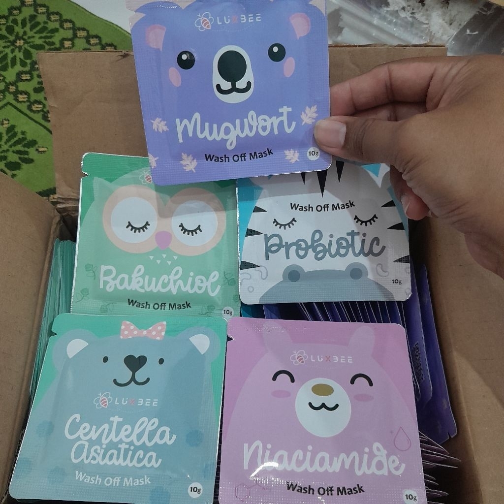 Masker organik Luxbee