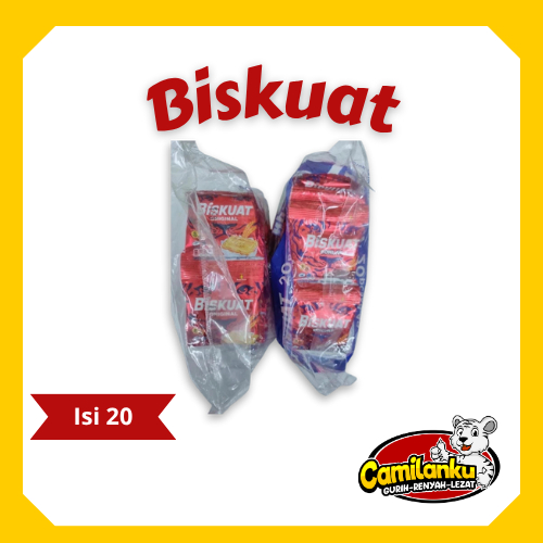 Biskuat coklat dan original isi 20pcs