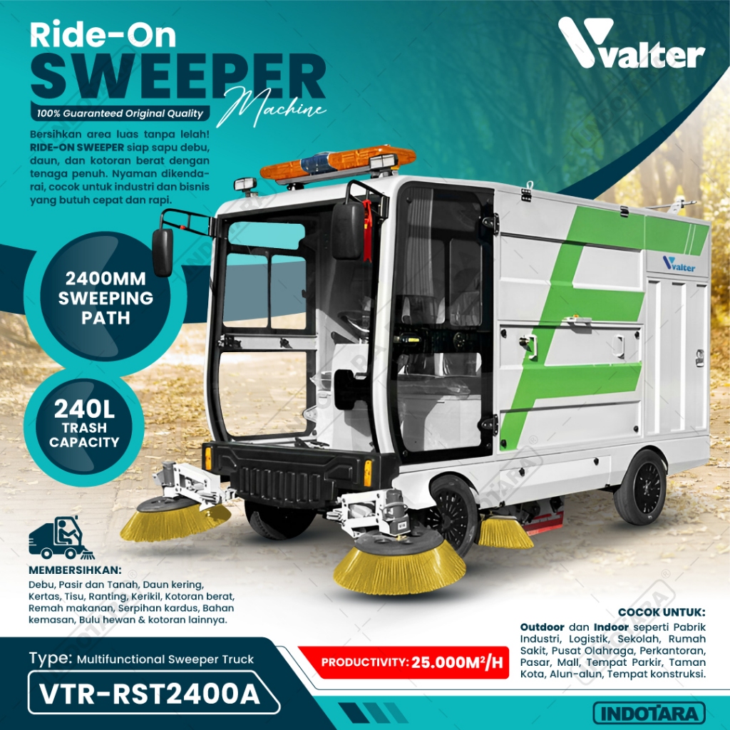 Multifunctional Sweeper Truck / VALTER Heavy Duty Sweeper Truck VTR-RST2400A (Multifunctional Sweepe