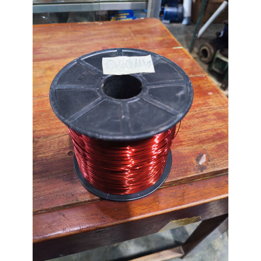 Kawat Email alumunium 0,60 mm 1kg BONUS BOBIN / KLOS