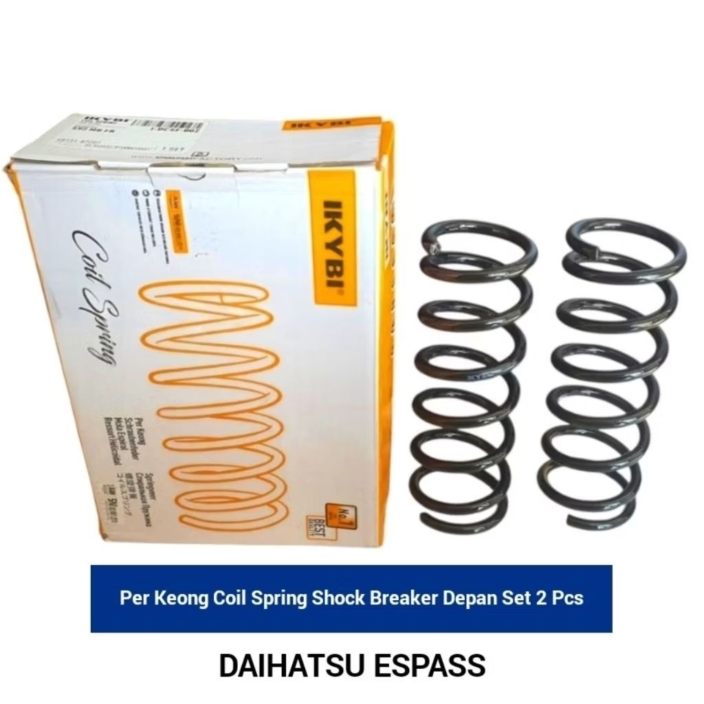 Per Keong Coil Spring Spiral Depan Espass S92 Set 2 Pcs 1995 - 2007 Daihatsu Espass IKYBI