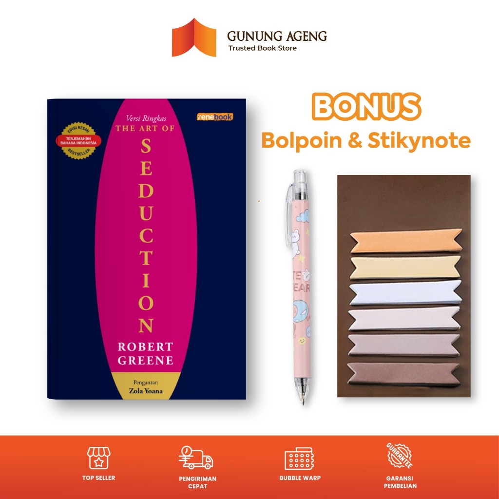 Gunung Ageng - Renebook - Versi Ringkas The Art of Seduction - Robert Greene - Buku Terjemahan