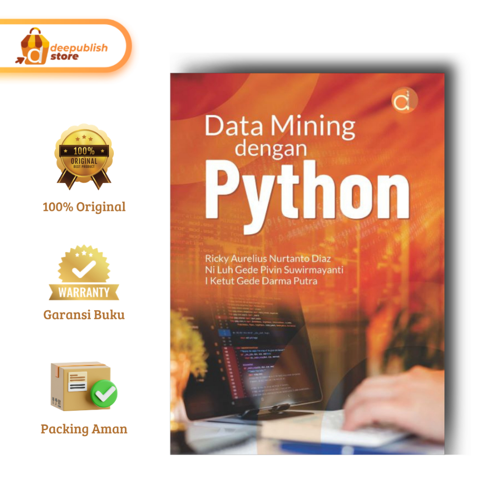 Buku Data Mining dengan Python - Deepublish - Buku Ilmu Komputer