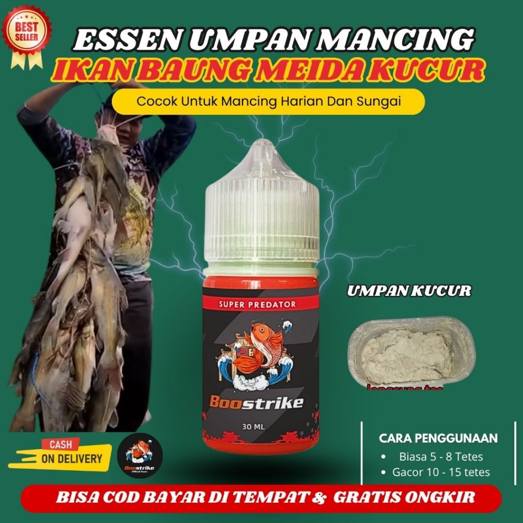 Essen Ikan Baung Paling Jitu Media Umpan Kucur | Essen Boostrike Isi 30ml