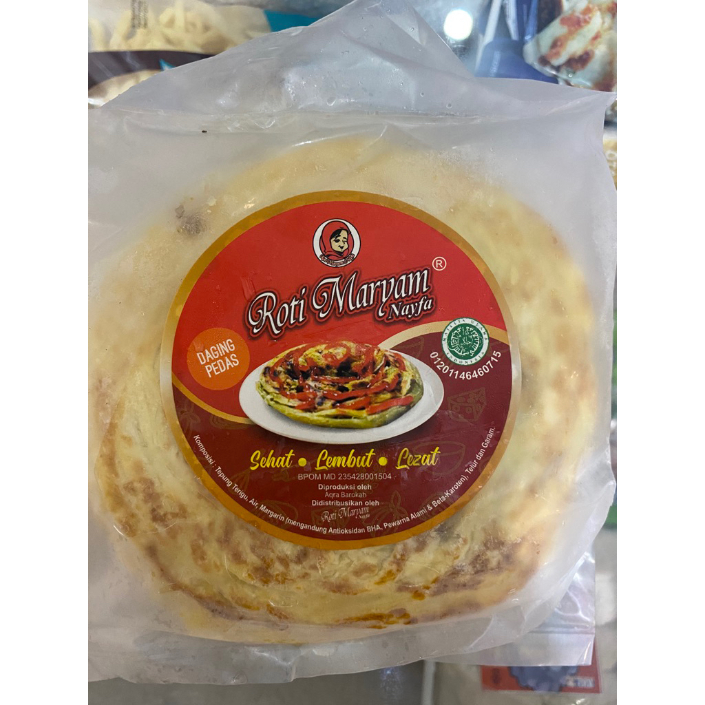 Roti Maryam Nayfa Daging Pedas