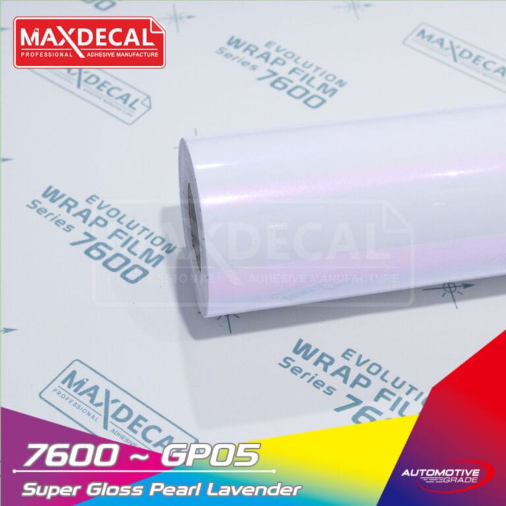 Maxdecal 7600 GP-05 Super Gloss Pearl Lavender | Stiker Lembayung Lavender