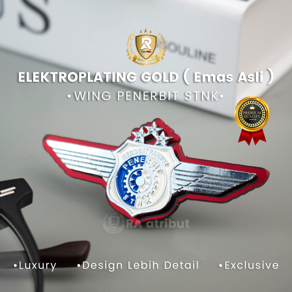 Pin Lantas Wing Penerbit Stnk / Brivet Lantas Premium