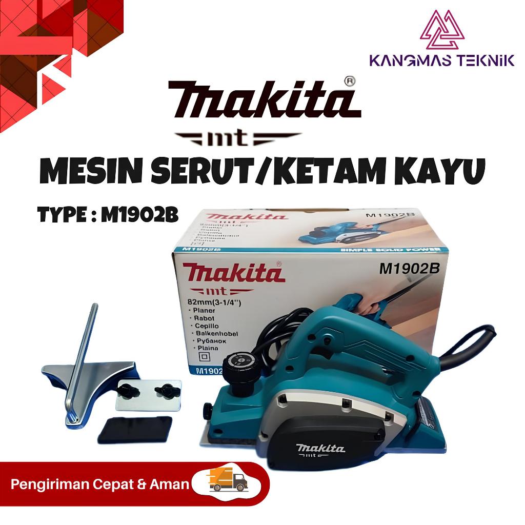 Makita M1902B/M 1902 B/1902B Mesin Pasah Serut Kayu Planner 82mm MAKITA ORIGINAL.