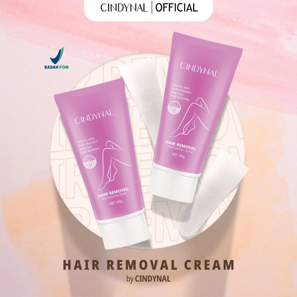 BPOM Cindynal Hair Removal Perontok Bulu Kaki Tangan Permanen Ampuh / Penghilang Bulu