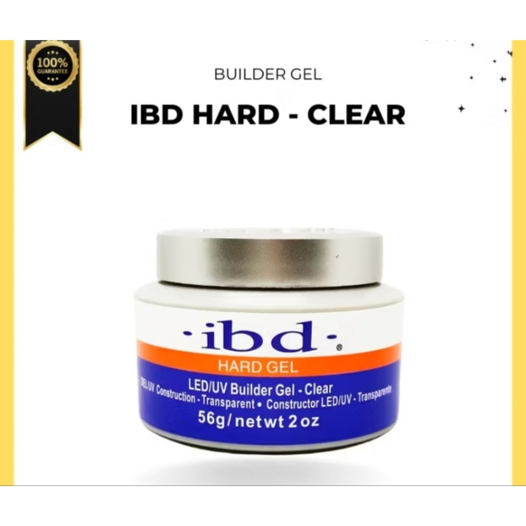 ibd HARD GEL LED/UV Builder Gel clear- 56gr