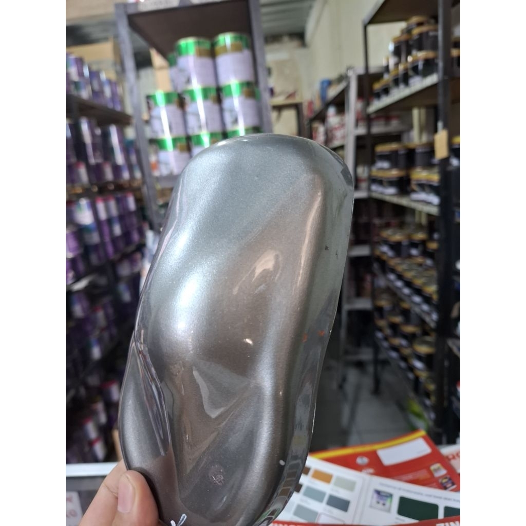 cat grey jet new pu metalic