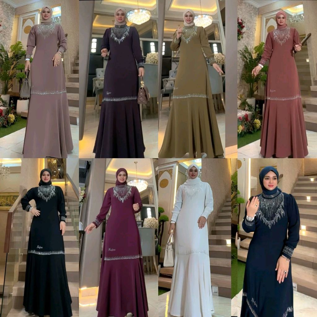 TANPA HIJAB GAMIS NAZWA ZAMEELA/COD /CASHBACK