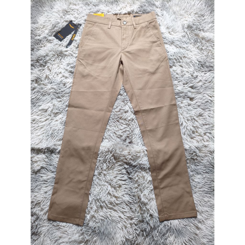 Celana Chinos Slimfit Emba original/ celana chinos coklat emba original/Celana Chinos Emba Original
