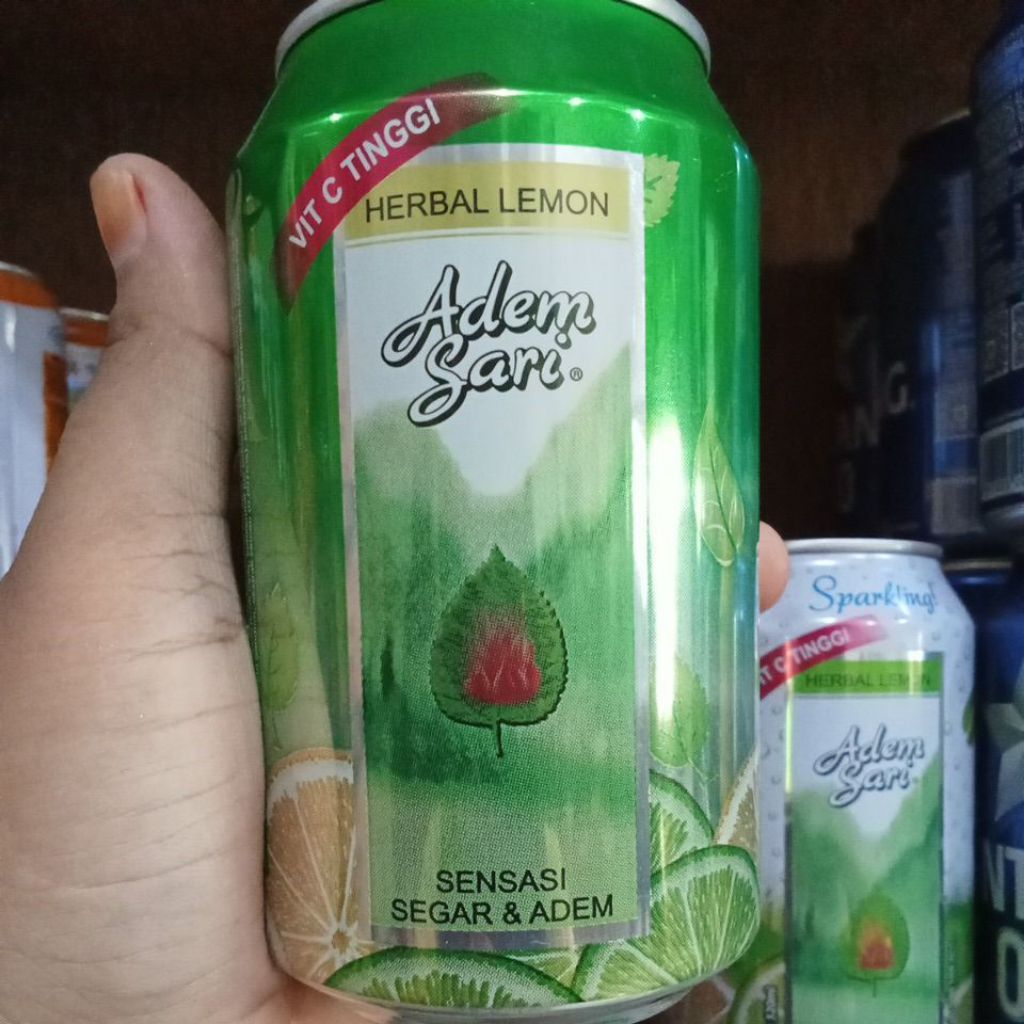 ADEM SARI CHINGKU KALENG 320ML / ADEM SARI CHINGKU HERBAL LEMON 320 ML