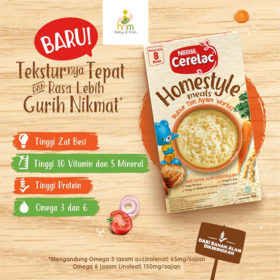 Nestle Cerelac Homestyle Meals 120gr