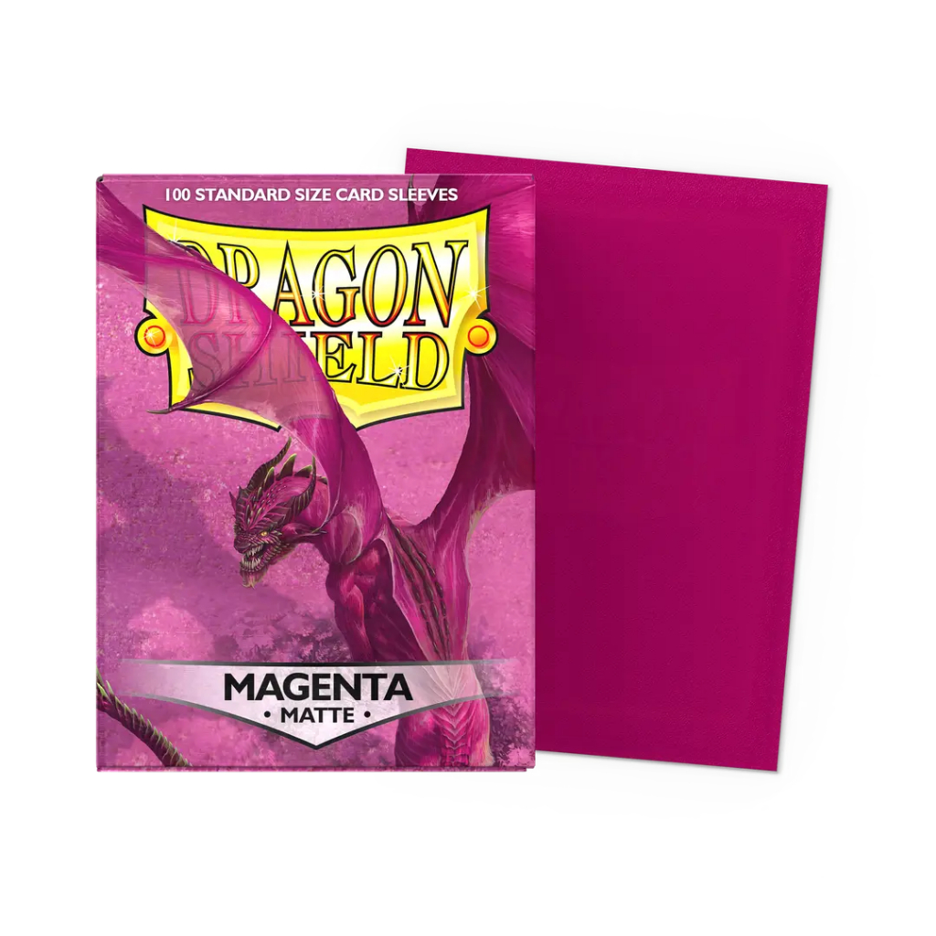 Dragon Shield Sleeve Standard Size Card Sleeve - Magenta Matte