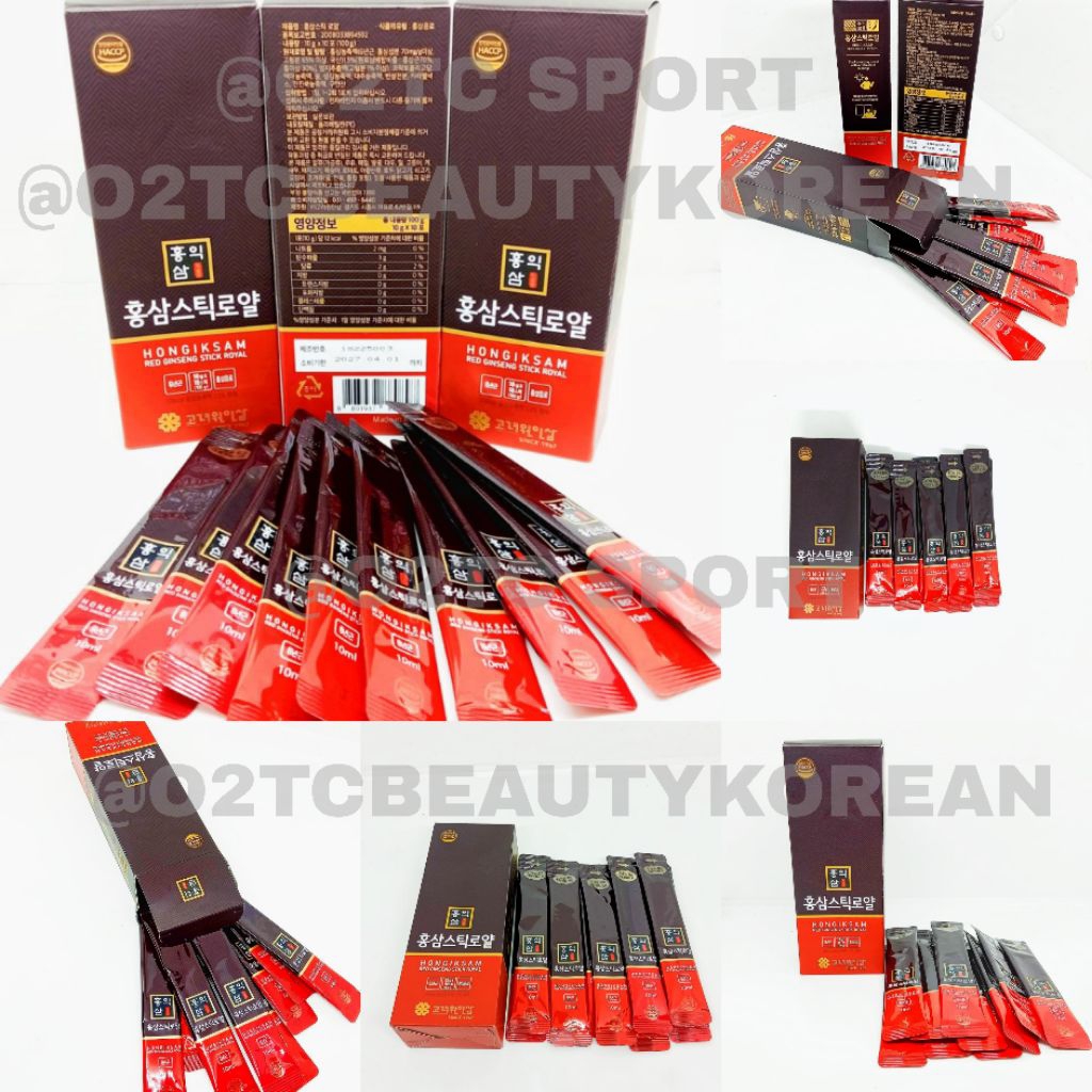 GINGSENG MERAH // RED GINGSENG HONGIK SAM STICK ROYAL KOREA // RED GINGSENG KOREA