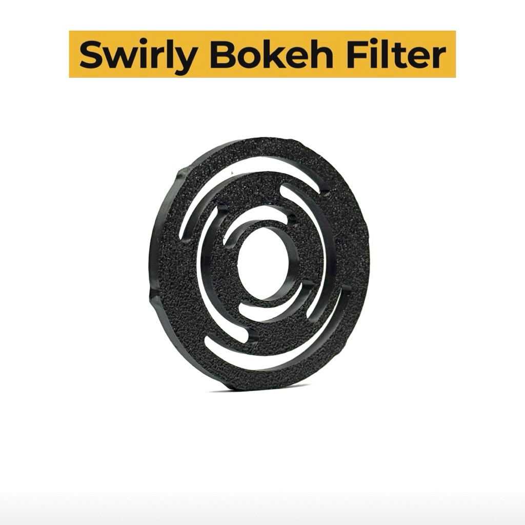 Swirly Bokeh Filter by wafconcept | 3dprint filter
