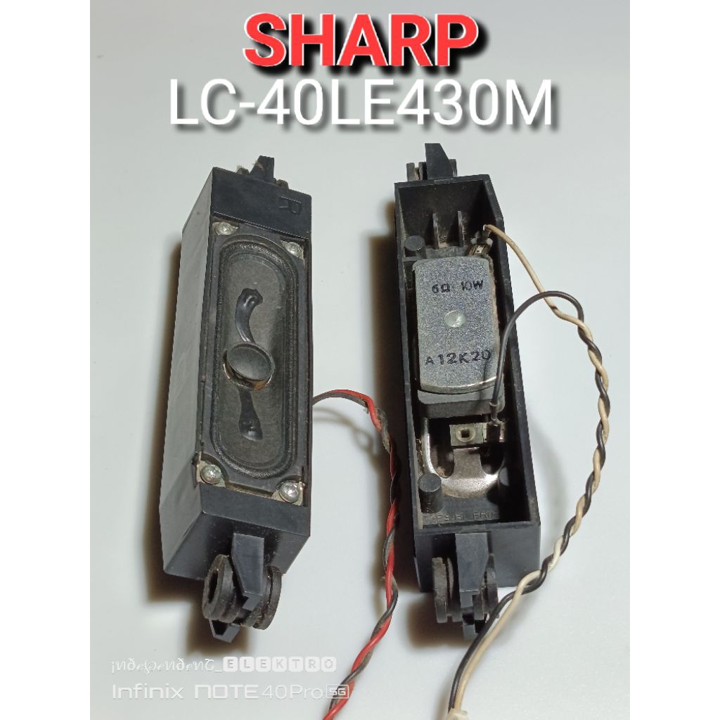 Speaker Tv Sharp LC-40LE430M   Speaker SHARP LC-40LE430 lc-40le430m