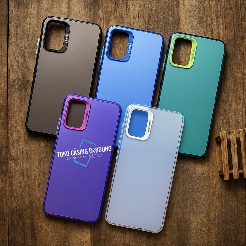 CASE SAMSUNG A02S (SM-A025F) HYBRID HARDCASE IMD PLATE HOLOGRAM WARNA