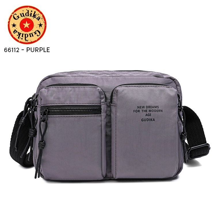GUDIKA Bags 66112 Original - Tas Wanita & Pria Tas Couple Tas Selempang Gaya Kekinian Bahan Waterpro