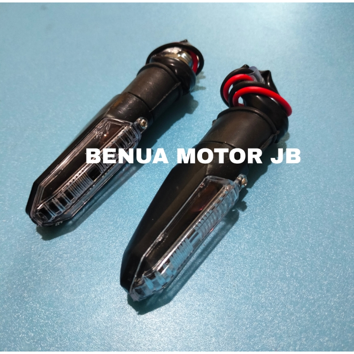 BENUA MOTOR 2 PCS Sen Variasi Lampu Sen Variasi Model Cb150r Mini Tst Original Universal Semua Motor