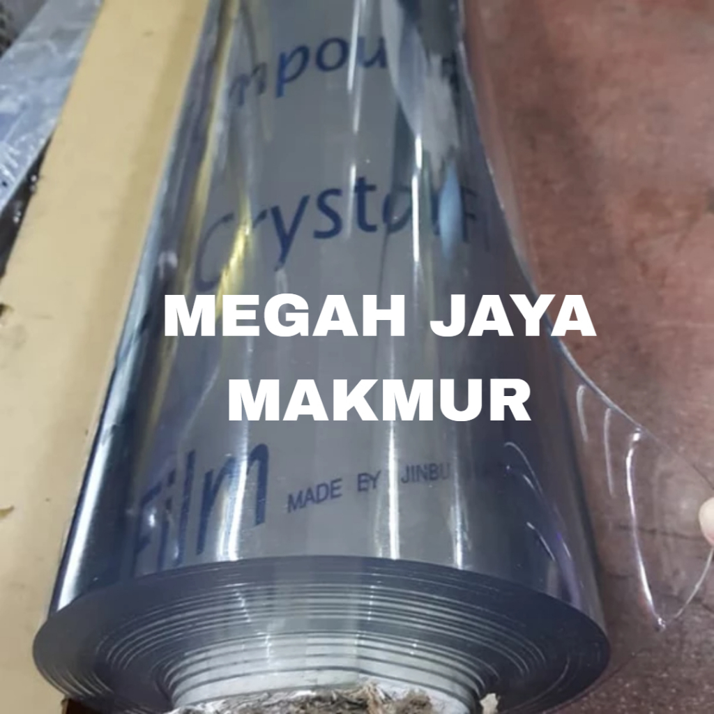 Plastik PVC Clear Mika Lentur Bening 3mm x 120cm x 15meter / mika lentur bening
