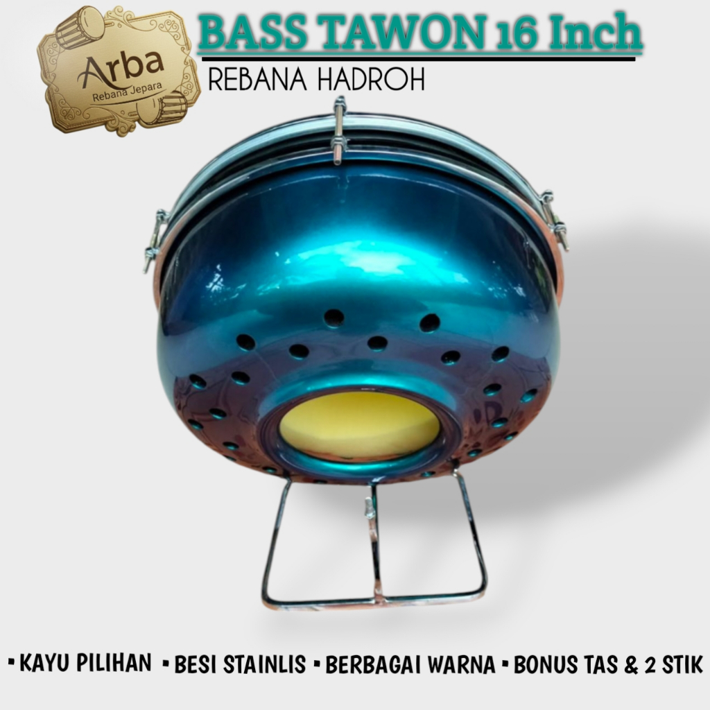 Bass Tawon 16 inch /  Bass Hadroh Premium / Bass Tawon Stainlis / Bass Azzahir