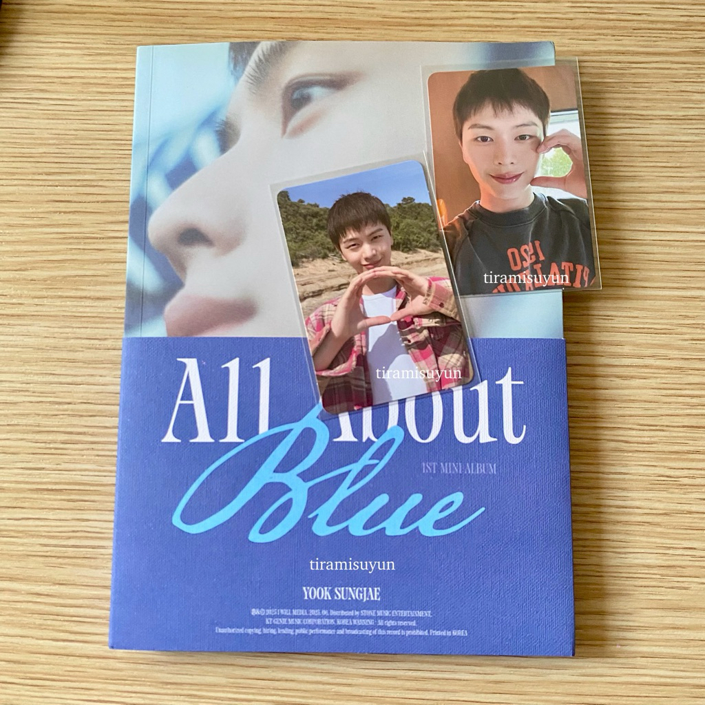 Yook Sungjae Album All About Blue (Photobook Ver)