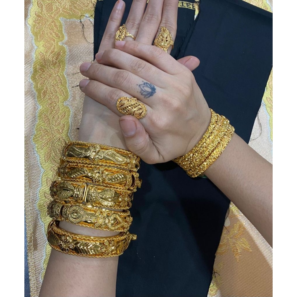 Gelang dubai / Gelang tangan wanita/Gelang bukaan dubai/Gelang 1/2inch gold dubai