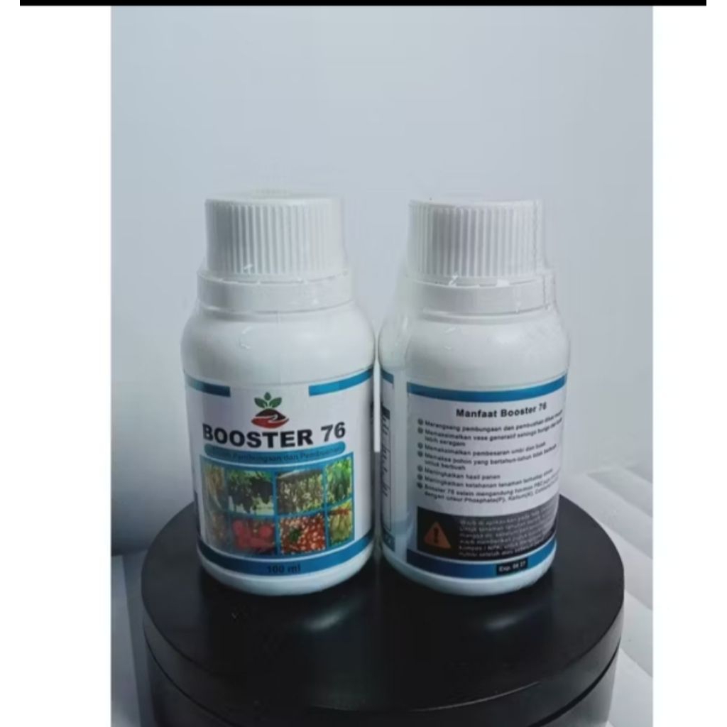 BOSTER 76 100ml untuk pertumbuhan tanaman dan buah.