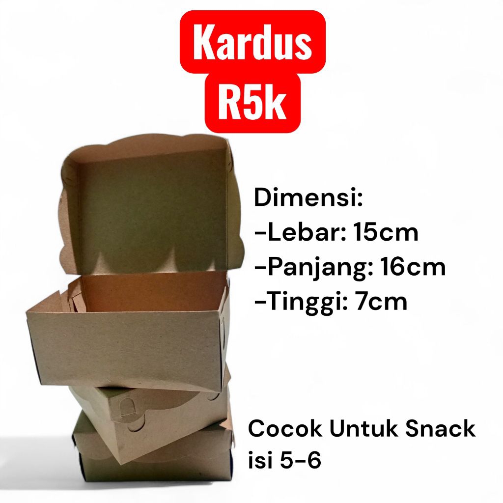 Kardus Snack / Box Snack Hajatan R5k