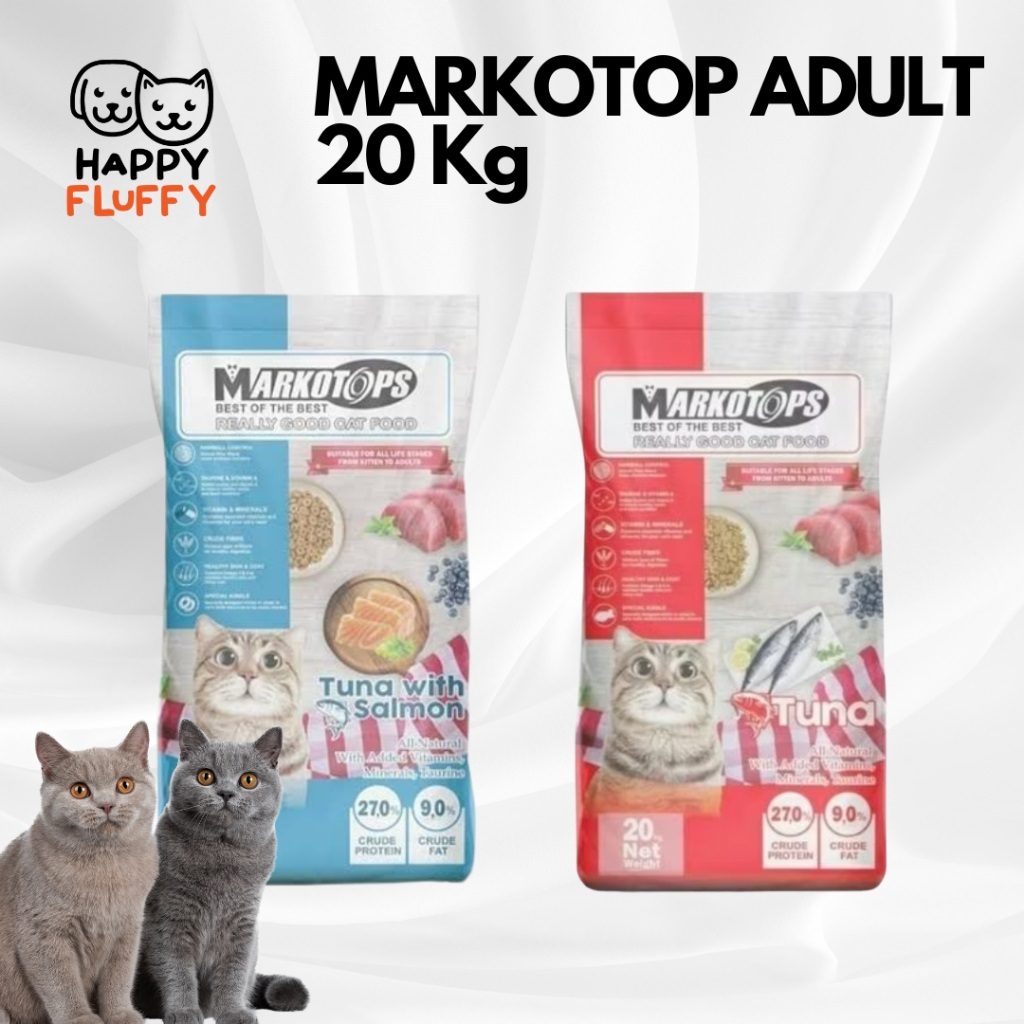 Markotops Adult Tuna 20kg - Makanan Kucing