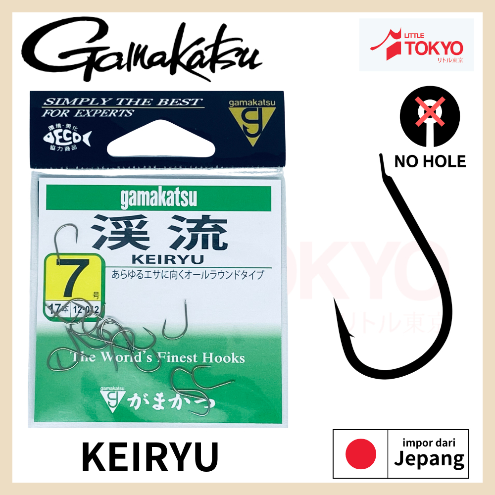 Mata Kail Pancing Gamakatsu KEIRYU Original Japan Kecil