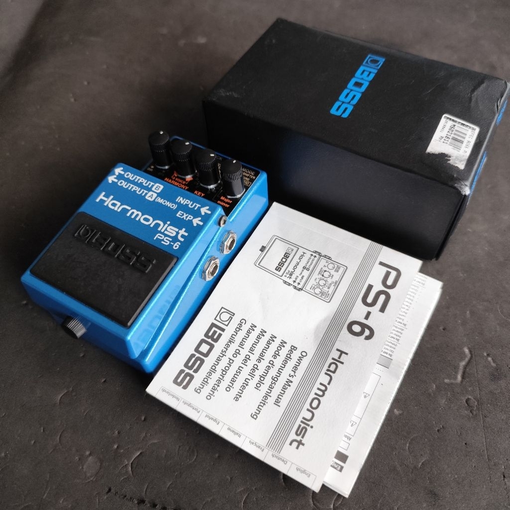 Efek Gitar, Suling, Bass, Boss PS 6 Harmonist, Ps 5 Pitch Sifter, not Nux, zoom