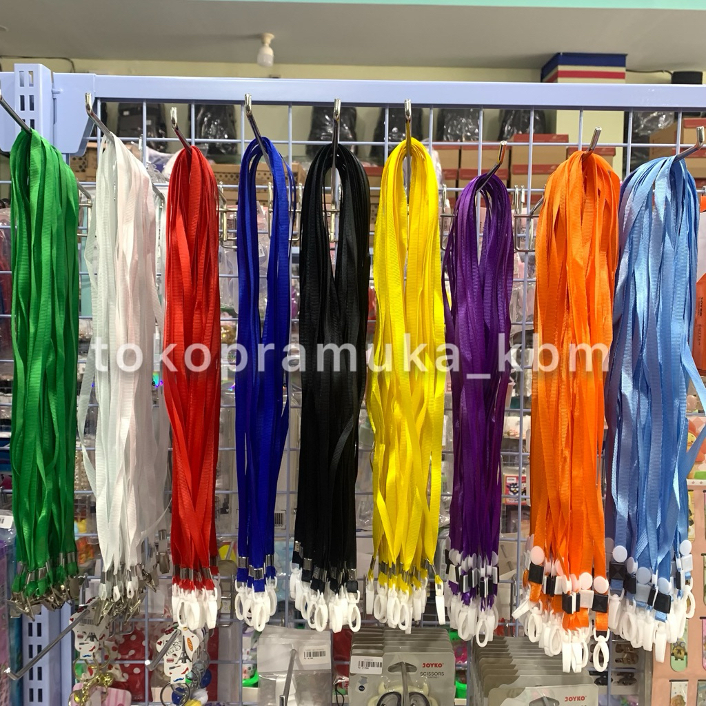 Tali Lanyard | Tali Id Card | Tali Id Card Warna Polos