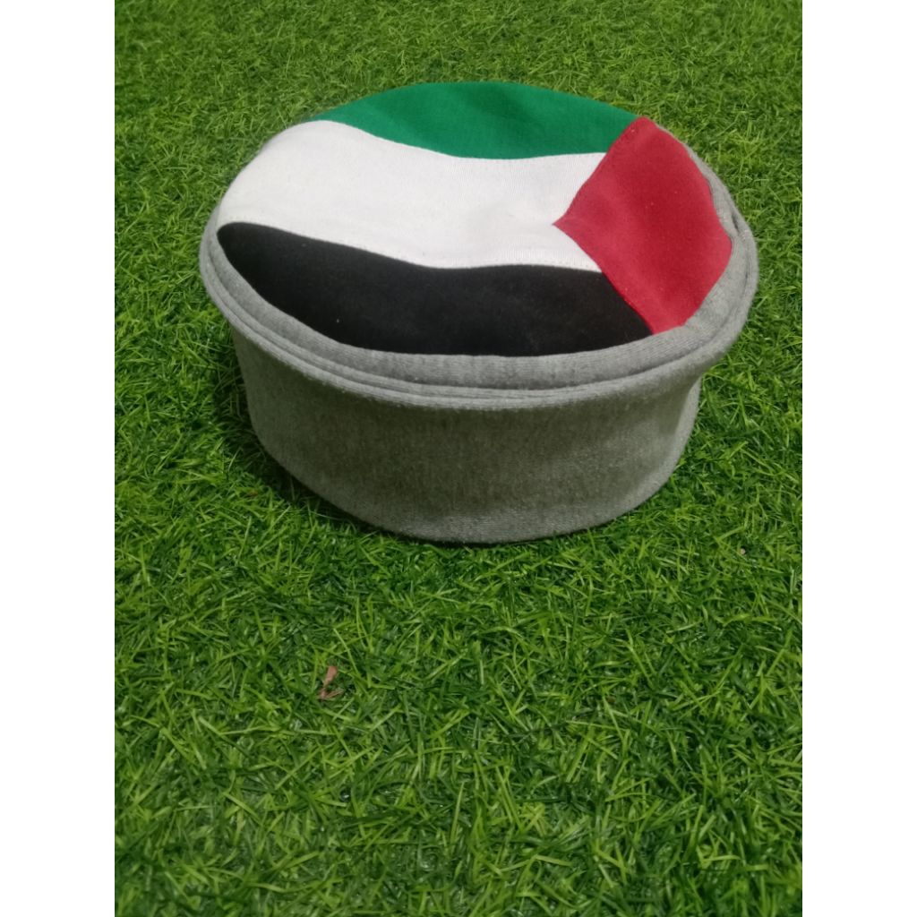Peci Lipat Mesir Motif Palestina/ Peci Kupluk/ Kopiah Santri Murah