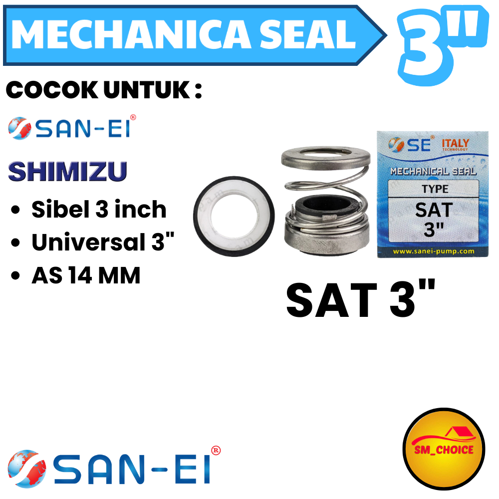 SAN EI MECHANICAL SEAL POMPA SATELIT 3 INCH SEAL POMPA SUBMERSIBLE 3 INCH SAN EI
