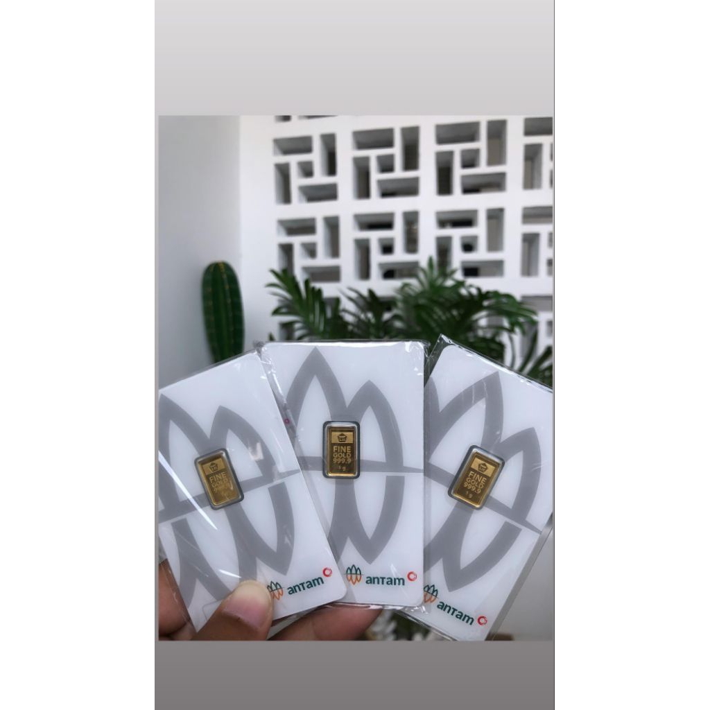 Logam Mulia emas batangan Antam 1 gram