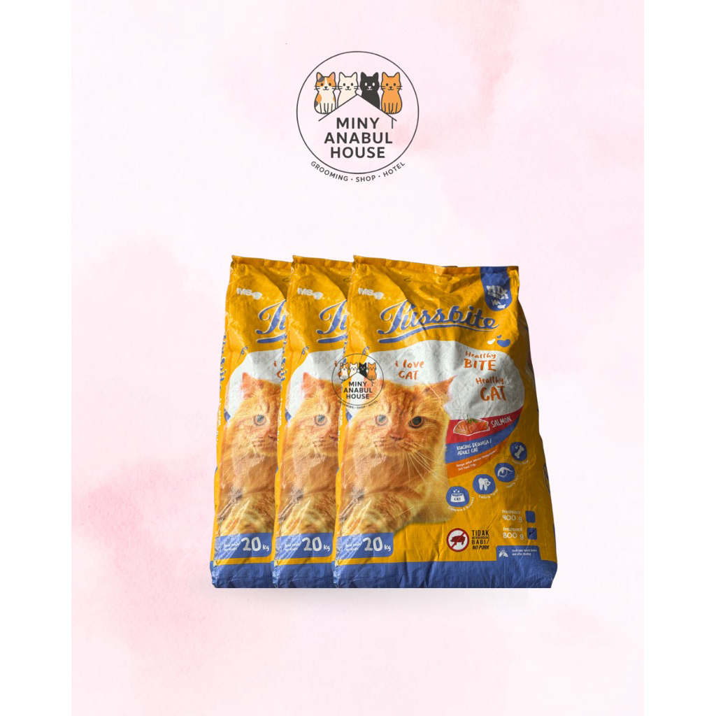 Pussbite Cat Food – Salmon 20kg / 1Sak