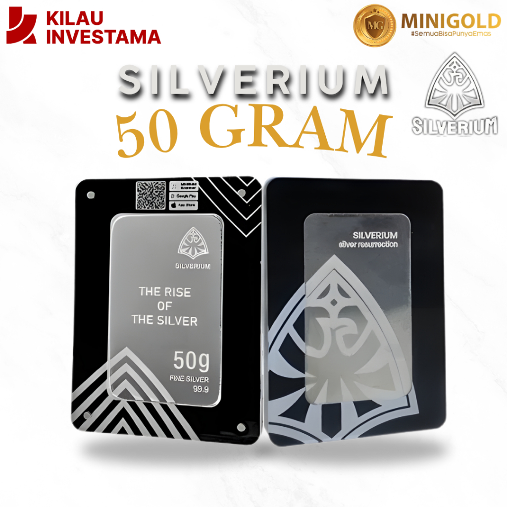 Silver 50 gram SILVERIUM Reguler Perak