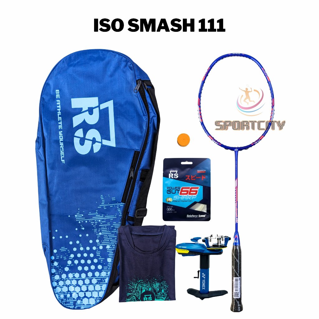 Raket Badminton RS Iso Power EVO 111 222 333 555 666 777 888 999 Reinforce Speed Original