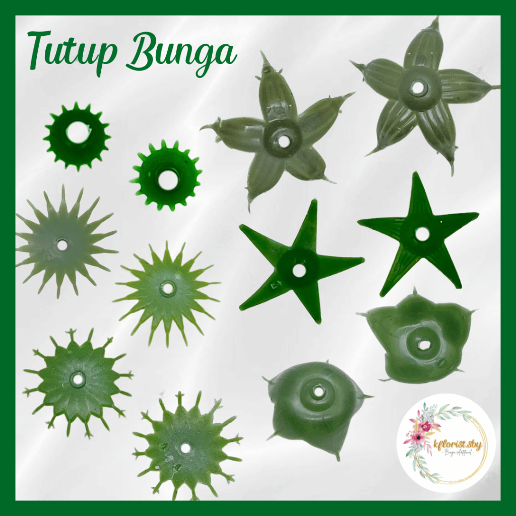 Perlengkapan Bunga Palsu Tutup Bunga Bahan Kelopak penutup bunga Mawar Kuncup Suyok Tutup Dahlia