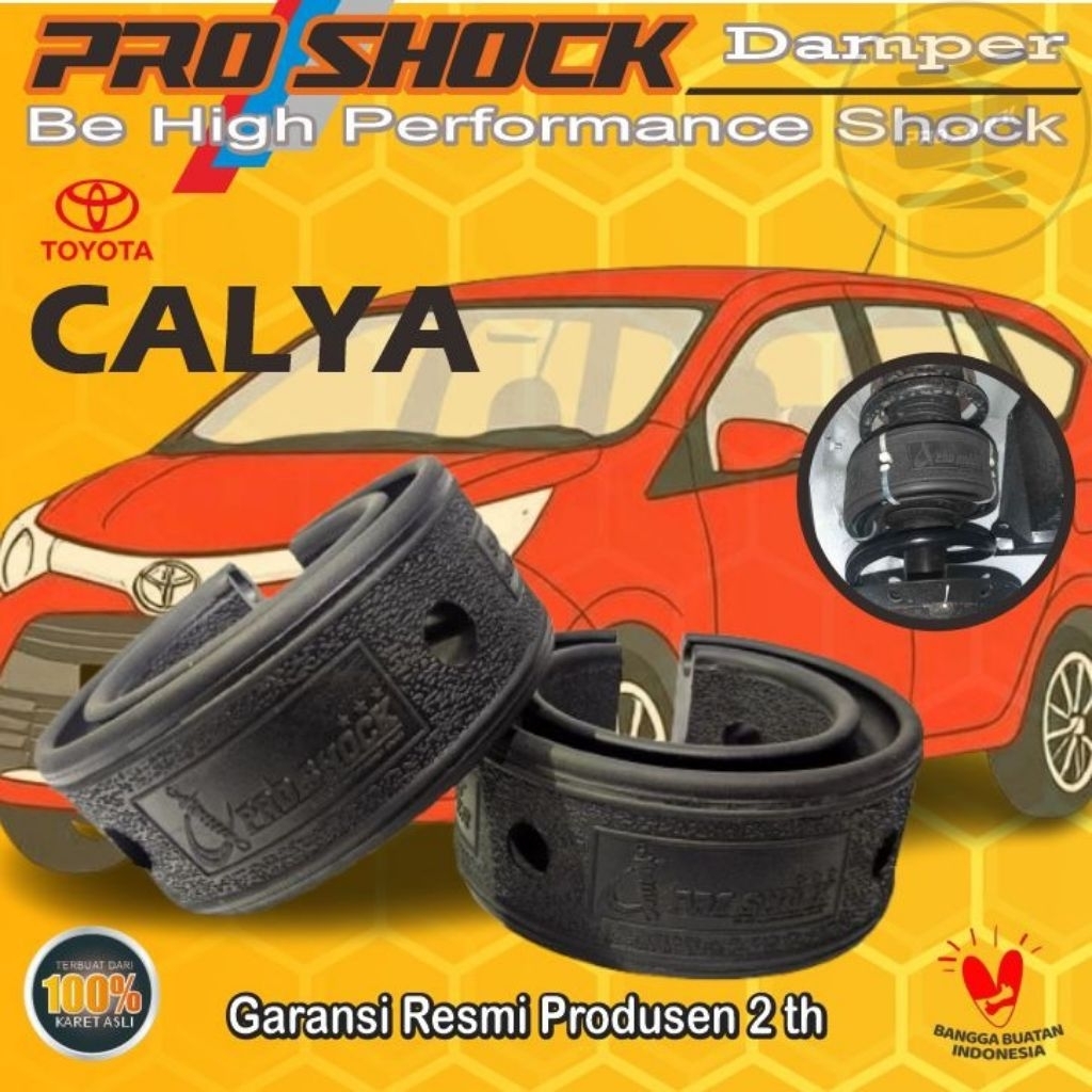 Pro Shock Karet Damper Mobil Peredam Guncangan Shockbreaker Mobil TOYOTA CALYA Karet Damper Dumper S