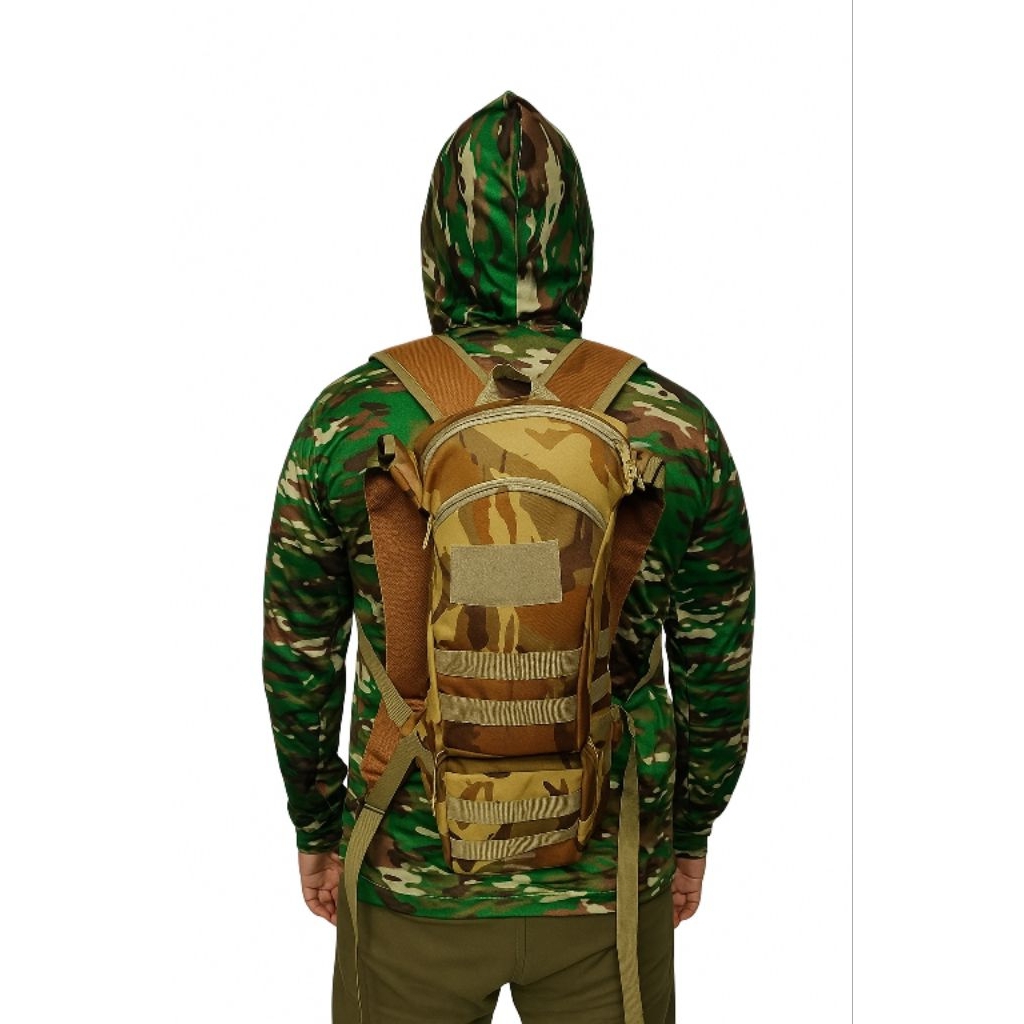 Tas Sepeda Loreng TNI Bahan Cordura