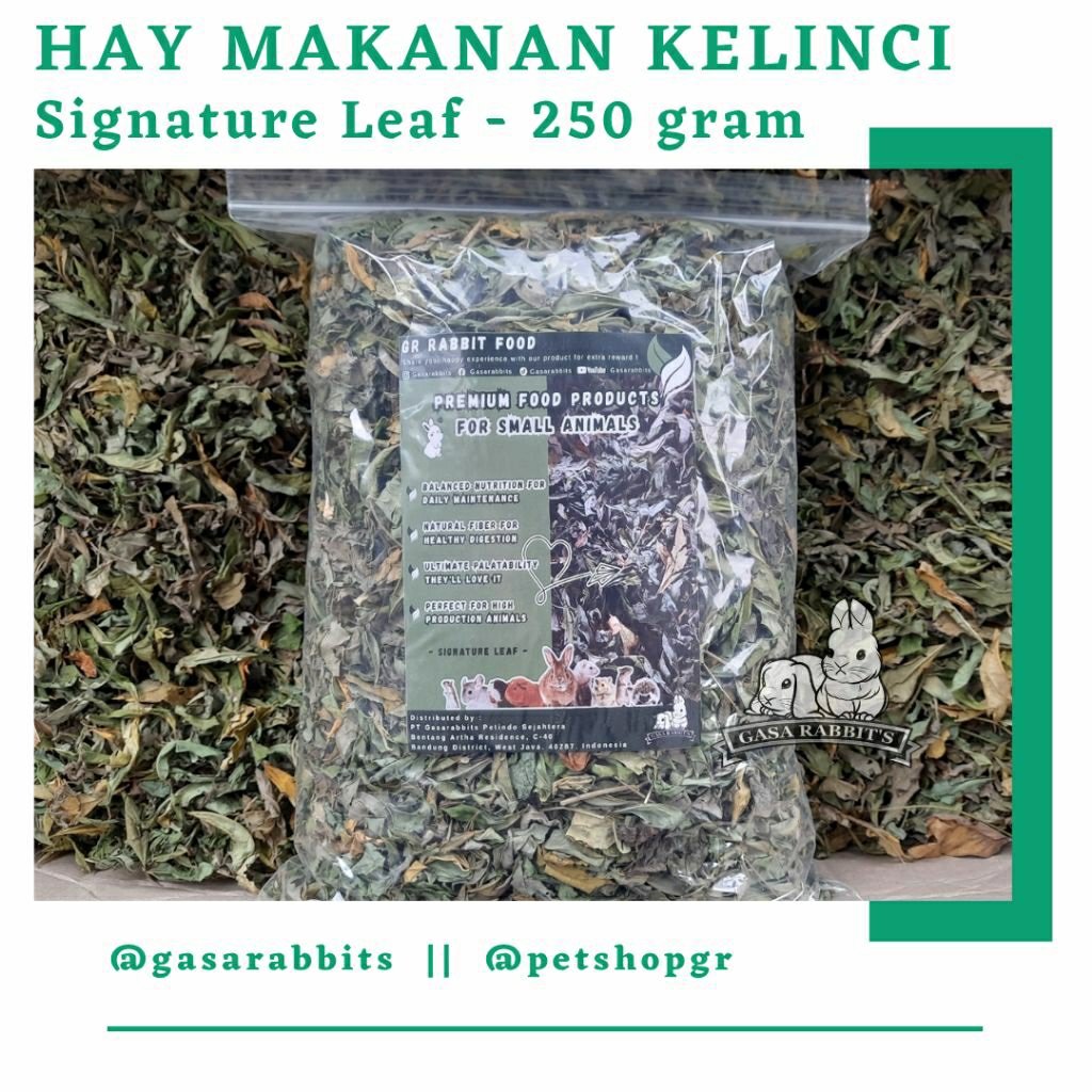 RUMPUT HAY KELINCI - RUMPUT HAY 250 GRAM - HAY MAKANAN KELINCI - MAKANAN KELINCI - RUMPUT HAY